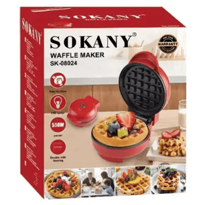 Waflera Tostadora Sokany Eléctrica Multifuncional Antiadherente Sk-08024