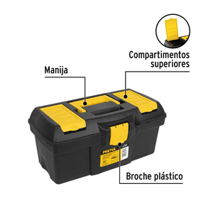 Caja Para Herramienta Truper Con Compartimentos 16 Pulgadas CHP-16CP