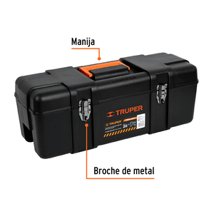 Caja Para Herramienta Truper Reforzada Con Broches Metalicos CHP-26X