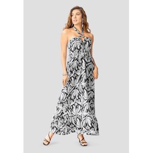 Vestido Largo Mujer Estampado Mp 107484