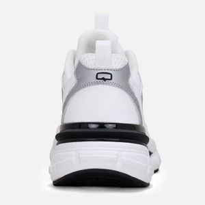 Zapatos Deportivo Color Blanco Plata Para Hombre