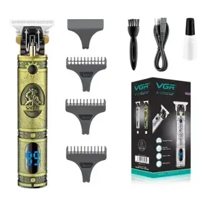 Máquina Patillera Profesional Vgr 228 Inalámbrica Recargable