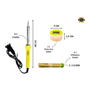 Kit Cautin Pro Tipo Lapiz Temperatura Soldar Soldadura 60w