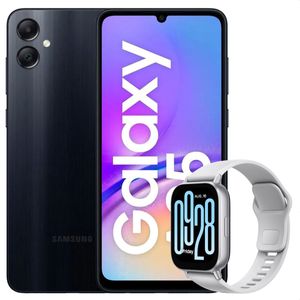 Celular Samsung Galaxy A05 128GB /4GB Blk + Watch 5 Active Slv