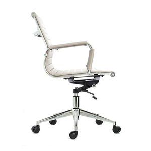 Silla Ejecutiva De Lujo Taupe Espalda Media