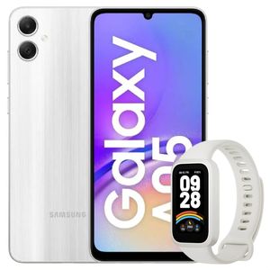 Celular Samsung Galaxy A05 128GB /4GB Plt + Band 9 Active Wht