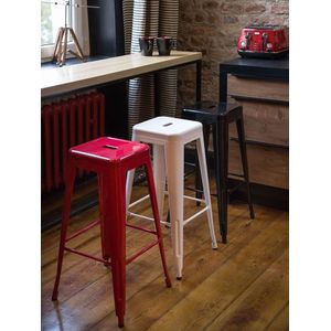 Silla De Bar True blanco