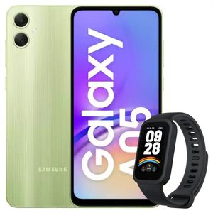 Celular Samsung Galaxy A05 128GB /4GB Vrd + Band 9 Active Blk