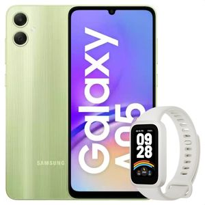 Celular Samsung Galaxy A05 128GB /4GB Vrd + Band 9 Active Wht