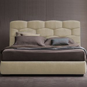 Colchón Con Base Queen + Espaldar Esmeralda, Taupe