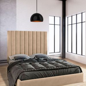 Combo Cama Cabecero Doble Natura, Taupe