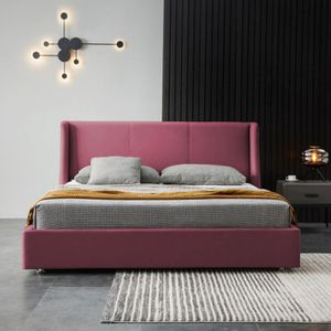 Combo Mousai Cama Semi Doble + Colchon 2 Pillow 32 Cm + Cabecero Salmon Gratis Sabanas 300 Hilos