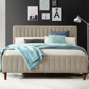 Cama 120 + Colchon 2 Pillow 32 Cm + Cabecero Vitale Taupe