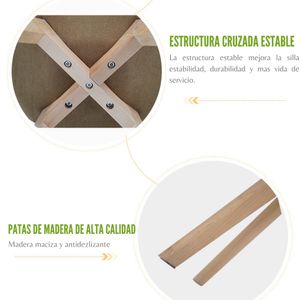 Comedor White 4 Puestos + Silla Milano Rojo Ekonomodo
