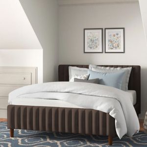 Combo Cama Semidoble + Colchon 1 Pillow 26 Cm + Cabecero Vitale cafe Gratis Sabanas 300 Hilos