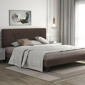 Combo Cama Queen Hampton + Colchon 1 Pillow 26 Cm + Cabecero + Gratis Sabanas 300 Hilos Café
