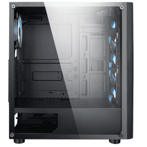 Chasis Caja Iceberg Crystal G9 v3 ARGB Doble Vidrio Templado + 4 Ventiladores ARGB Doble Ring