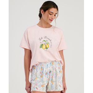 Pijama de Short Manga Corta Estampado Mediterraneo 18654