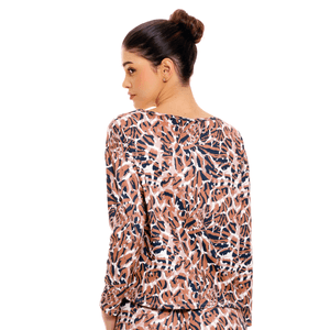 Buzo de Pijama Manga larga Cuello redondo Silueta suelta 17687