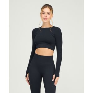 Buzo Deportivo Sin Costuras Tecnología Seamless Negro 68407