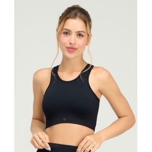 Top Deportivo Sin Costuras Tecnología Seamless Negro 68406