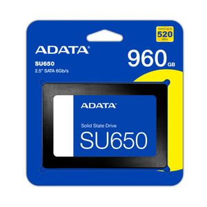 Unidad de estado sólido Adata SU650 - 2.5" Interno - 960GB