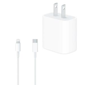 Combo Carga Rápida Apple 20W – Cargador + Cable Original 2m