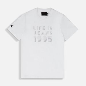 Camiseta Premium Manga Corta Color Blanco Para Hombre