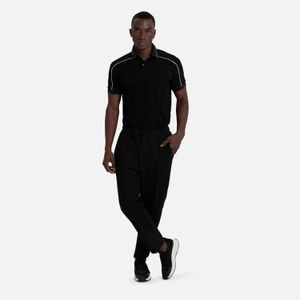 Polo Manga Corta Color Negro Para Hombre