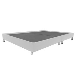 Combo Cama Queen Blanco Ilusion Espaldar + Base Cama Ekonomodo
