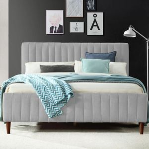 Combo Cama Doble + Colchon 1 Pillow 26 Cm + Cabecero Vitale gris Gratis Sabanas 300 Hilos