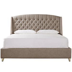 Combo Italia Colchon + Espal + Base Cama Queen Taupe Ekonomodo