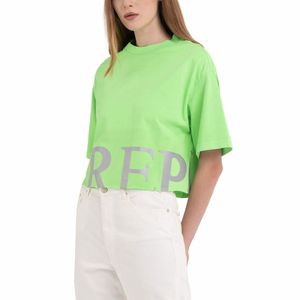 Camiseta Manga Corta Para Mujer Replay
