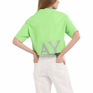 Camiseta Manga Corta Para Mujer Replay