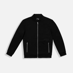 Chaqueta Bomber Color Negro Para Hombre