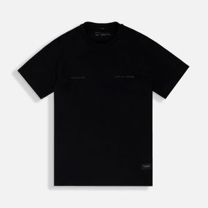 Camiseta Manga Corta Color Negro Para Hombre