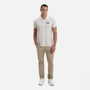 Polo Manga Corta Color Ivory Para Hombre