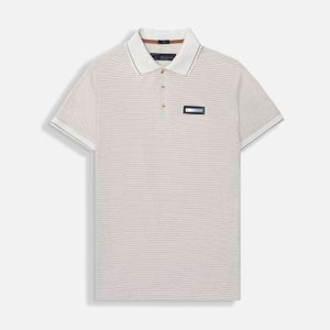 Polo Manga Corta Color Ivory Para Hombre