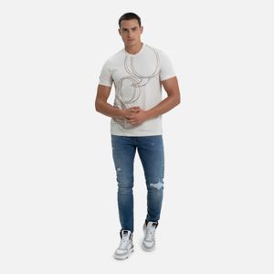 Camiseta Premium Manga Corta Color Whitecap Gray Para Hombre