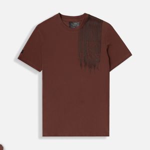 Camiseta Premium Manga Corta Color Brunette Para Hombre