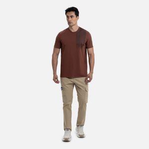 Camiseta Premium Manga Corta Color Brunette Para Hombre