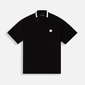 Polo Manga Corta Color Negro Para Hombre