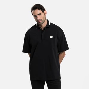 Polo Manga Corta Color Negro Para Hombre
