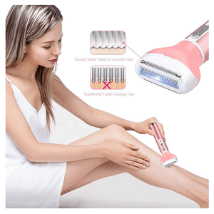Depiladora Eléctrica 4 En 1 Geemy 3074 Para Mujer