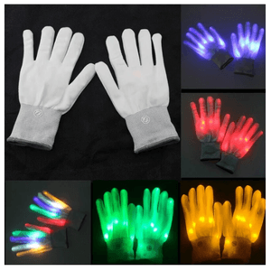 Guantes Luminosos Esqueleto Tipo LED