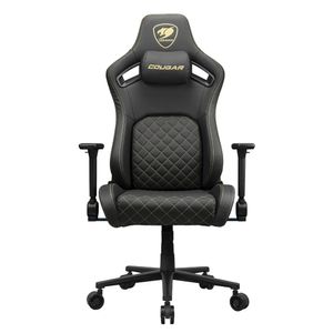 Silla Profesional Cougar Defensor Oro Apoyabrazos plegable 4D Tela