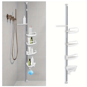Organizador De Baño Esquinero 4 Niveles Grande