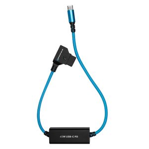 Cable D-Tap/P-Tap a USB-C PD 40cm - KONDOR Blue