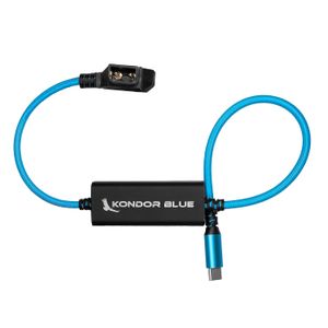 Cable D-Tap/P-Tap a USB-C PD 40cm - KONDOR Blue