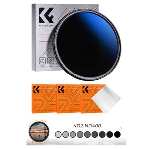 Filtro ND Variable 55mm ND2-ND400 Nano-K – K&F Concept